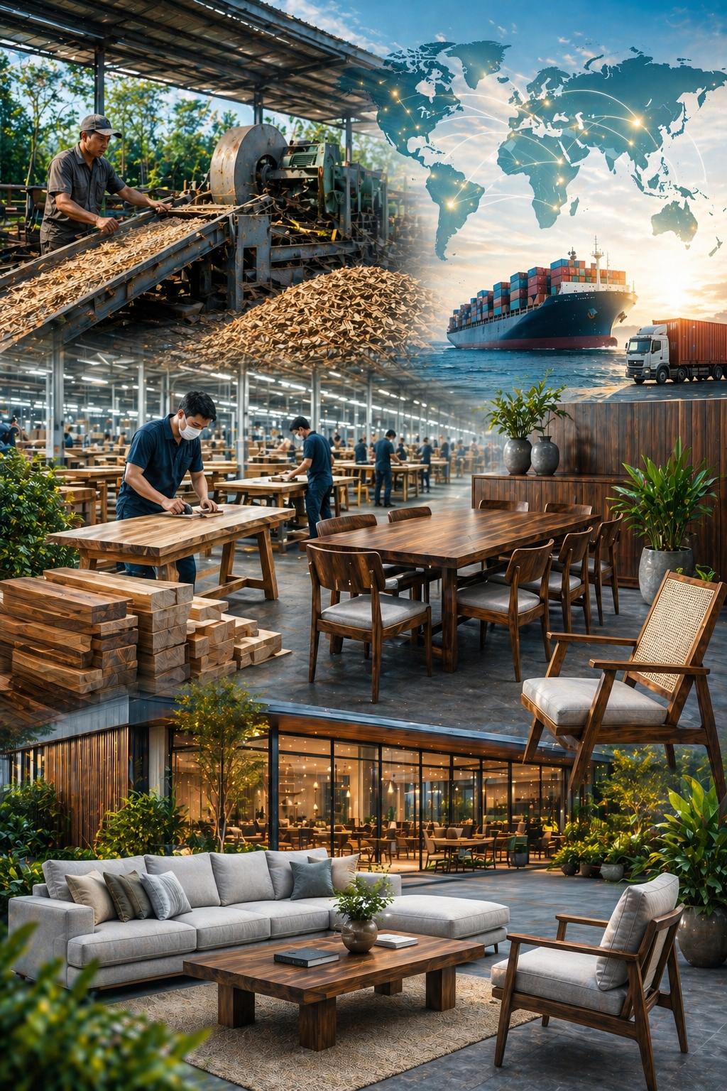 Tian Craft Furniture — from timber mill to global export